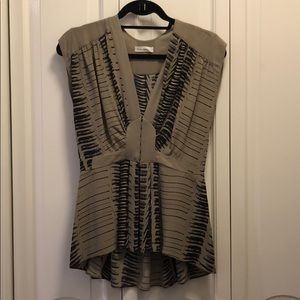 Whistles silk tank v neck